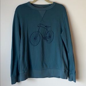 Men’s Merona blue bicycle sweater